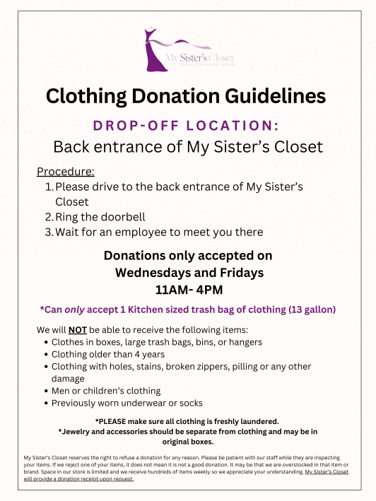 Clothing Donation Policy MSC 2025 (6) Clothing Donation Policy MSC 2025 (6)